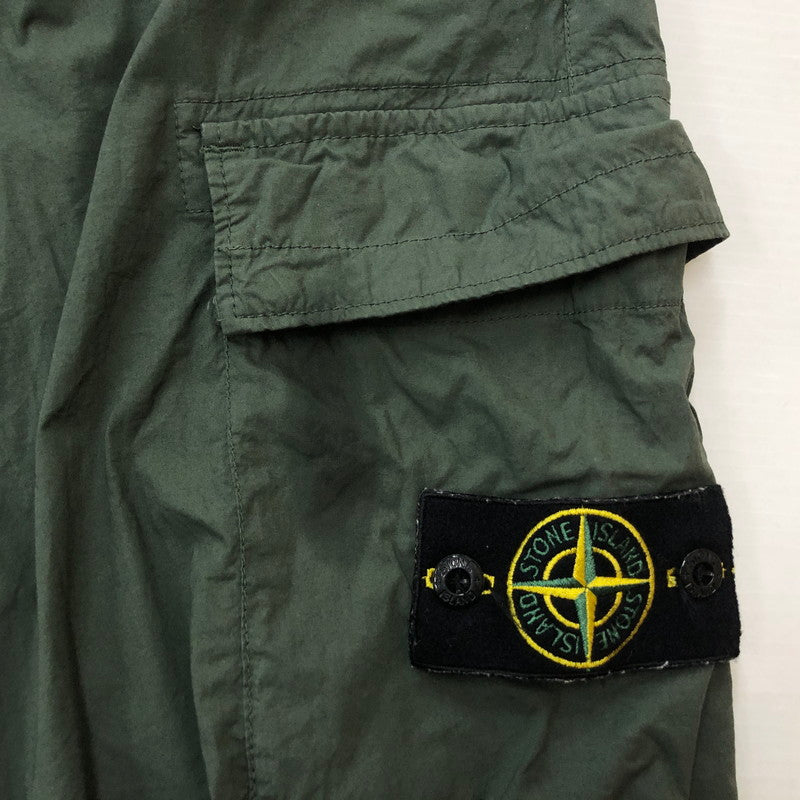 【中古品】【メンズ】 STONE ISLAND ストーンアイランド STRETCH CARGO PANT 801531303 ストレッチ カーゴ パンツ ボトムス 152-260710-ss-10-tei サイズ：31/※汚れあり カラー：カーキ 万代Net店