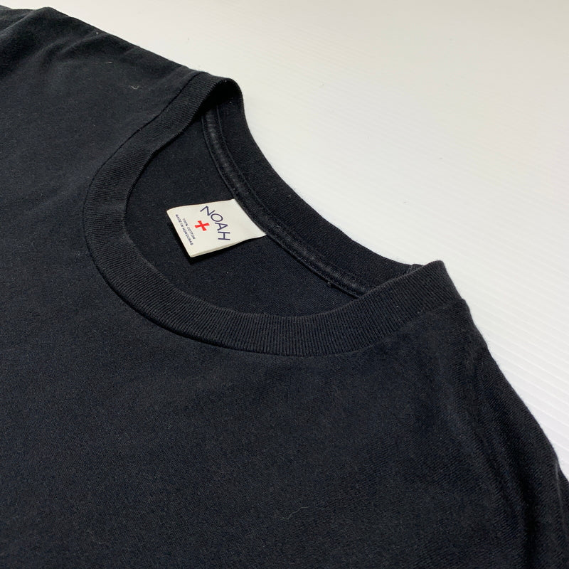 【現状渡し品】【メンズ】 NOAH ノア CORE LOGO S/S TEE コア ロゴ ショートスリーブ Tシャツ 半袖 トップス 142-260720-ko-36-tei サイズ：L カラー：ブラック 万代Net店