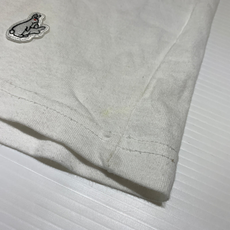【現状渡し品】【メンズ】 #FR2 エフアールツー FIRE PATTERN LOGO L/S TEE ファイヤ パターン ロゴ ロングスリーブ Tシャツ 長袖 トップス 142-260720-ko-38-tei サイズ：L カラー：ホワイト 万代Net店