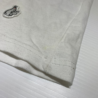 【現状渡し品】【メンズ】 #FR2 エフアールツー FIRE PATTERN LOGO L/S TEE ファイヤ パターン ロゴ ロングスリーブ Tシャツ 長袖 トップス 142-260720-ko-38-tei サイズ：L カラー：ホワイト 万代Net店
