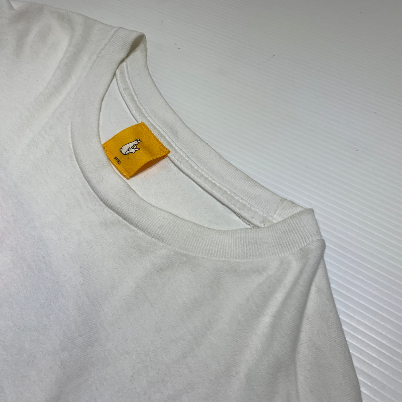 【現状渡し品】【メンズ】 #FR2 エフアールツー FIRE PATTERN LOGO L/S TEE ファイヤ パターン ロゴ ロングスリーブ Tシャツ 長袖 トップス 142-260720-ko-38-tei サイズ：L カラー：ホワイト 万代Net店