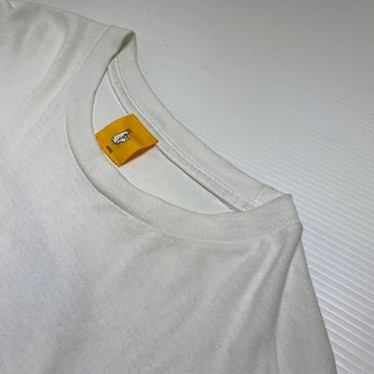 【現状渡し品】【メンズ】 #FR2 エフアールツー FIRE PATTERN LOGO L/S TEE ファイヤ パターン ロゴ ロングスリーブ Tシャツ 長袖 トップス 142-260720-ko-38-tei サイズ：L カラー：ホワイト 万代Net店