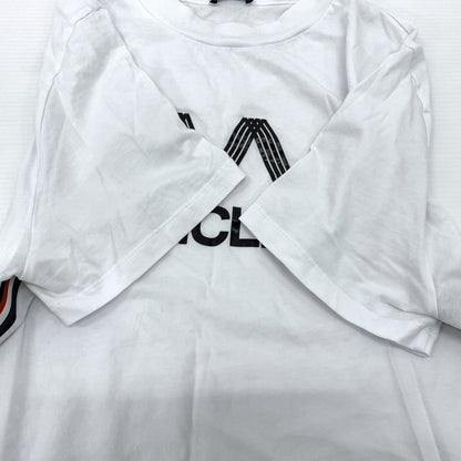 【中古品】【メンズ】 MONCLER モンクレール LOGO SS TSHIRT H10918C00038 829H8 ロゴ ショートスリーブ Tシャツ 半袖 トップス 141-260707-yo-05-tei サイズ：L カラー：ホワイト 万代Net店