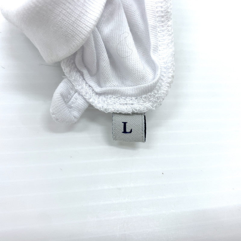 【中古品】【メンズ】 MONCLER モンクレール LOGO SS TSHIRT H10918C00038 829H8 ロゴ ショートスリーブ Tシャツ 半袖 トップス 141-260707-yo-05-tei サイズ：L カラー：ホワイト 万代Net店