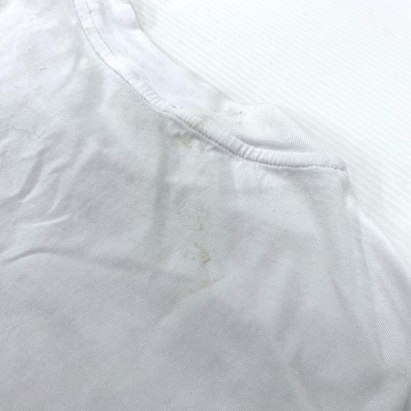 【中古品】【メンズ】 MONCLER モンクレール LOGO SS TSHIRT H10918C00038 829H8 ロゴ ショートスリーブ Tシャツ 半袖 トップス 141-260707-yo-05-tei サイズ：L カラー：ホワイト 万代Net店