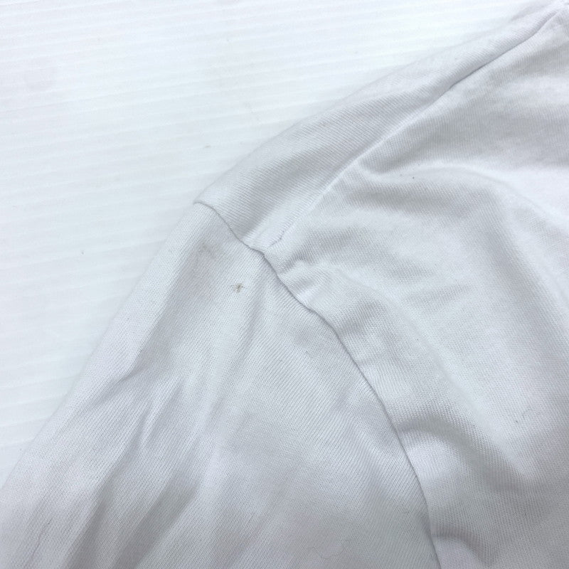 【中古品】【メンズ】 MONCLER モンクレール LOGO SS TSHIRT H10918C00038 829H8 ロゴ ショートスリーブ Tシャツ 半袖 トップス 141-260707-yo-05-tei サイズ：L カラー：ホワイト 万代Net店