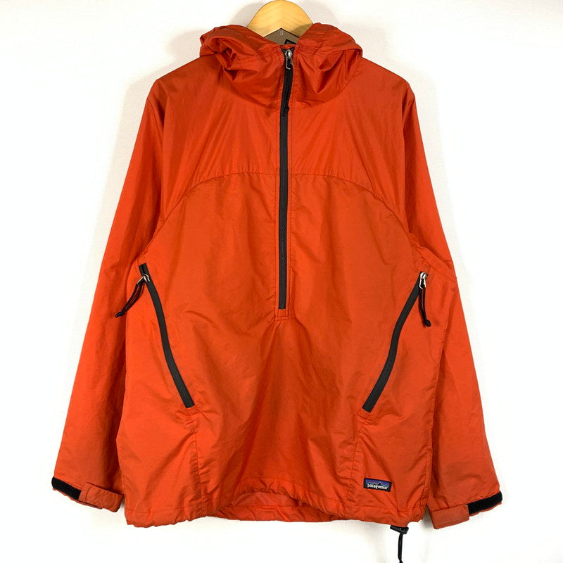 【中古品】【メンズ】 PATAGONIA パタゴニア 00's ESSENTIA PULLOVER 83650 2000年代 エッセンシェル プルオーバー ジャケット ライトアウター 144-260707-yo-08-tei サイズ：M カラー：オレンジ 万代Net店