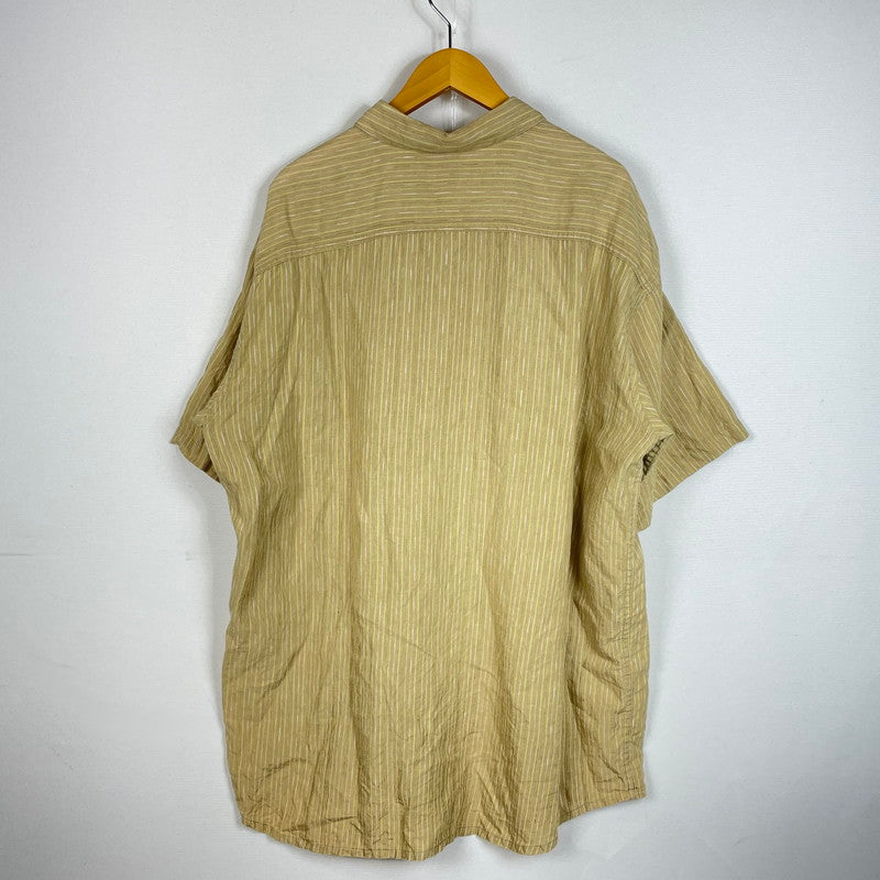 【中古品】【メンズ】 PATAGONIA パタゴニア LINEN SHIRT 53141S6 リネン シャツ 半袖 トップス 144-260708-sa-07-tei サイズ：XL カラー：ベージュ系 万代Net店