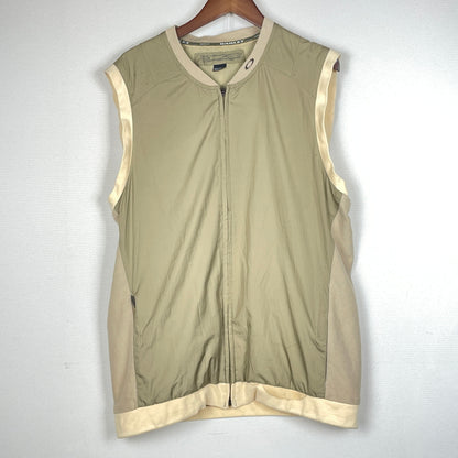 【現状渡し品】【メンズ】 OAKLEY オークリー 00’s NYLON VEST 2000年 ナイロン ベスト トップス 144-260901-sa-12-teih サイズ：L カラー：ベージュ系 万代Net店