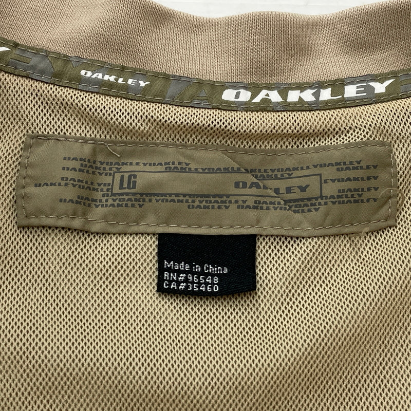 【現状渡し品】【メンズ】 OAKLEY オークリー 00’s NYLON VEST 2000年 ナイロン ベスト トップス 144-260901-sa-12-teih サイズ：L カラー：ベージュ系 万代Net店