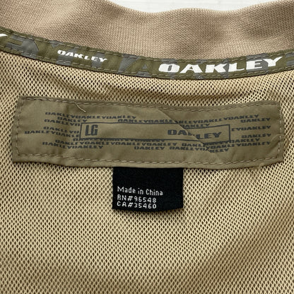 【現状渡し品】【メンズ】 OAKLEY オークリー 00’s NYLON VEST 2000年 ナイロン ベスト トップス 144-260901-sa-12-teih サイズ：L カラー：ベージュ系 万代Net店