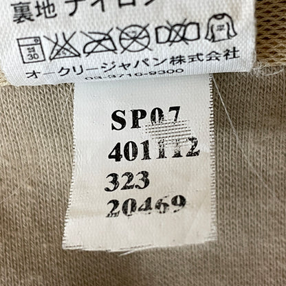【現状渡し品】【メンズ】 OAKLEY オークリー 00’s NYLON VEST 2000年 ナイロン ベスト トップス 144-260901-sa-12-teih サイズ：L カラー：ベージュ系 万代Net店
