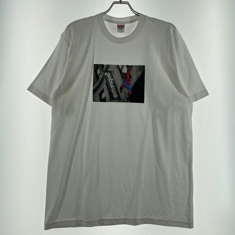 【中古品】【メンズ】 SUPREME シュプリーム 26SS SPIDER-MAN TEE 26年春夏 スパイダーマン Ｔシャツ 半袖 トップス 149-260707-sa-01-tei サイズ：L カラー：ホワイト 万代Net店