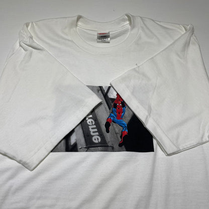 【中古品】【メンズ】 SUPREME シュプリーム 26SS SPIDER-MAN TEE 26年春夏 スパイダーマン Ｔシャツ 半袖 トップス 149-260707-sa-01-tei サイズ：L カラー：ホワイト 万代Net店