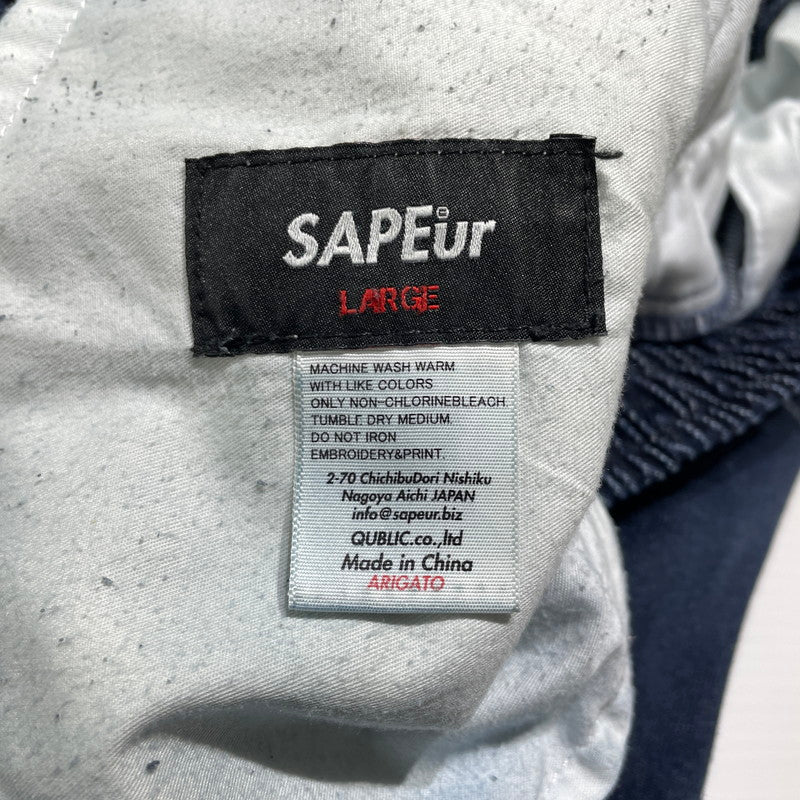 【中古品】【メンズ】 SAPEur サプール DENIM JOGGER PANTS デニム ジョガー パンツ ボトムス 153-260707-sa-20-tei サイズ：L カラー：インディゴ 万代Net店