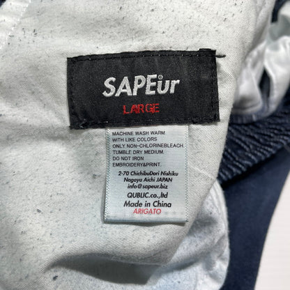 【中古品】【メンズ】 SAPEur サプール DENIM JOGGER PANTS デニム ジョガー パンツ ボトムス 153-260707-sa-20-tei サイズ：L カラー：インディゴ 万代Net店