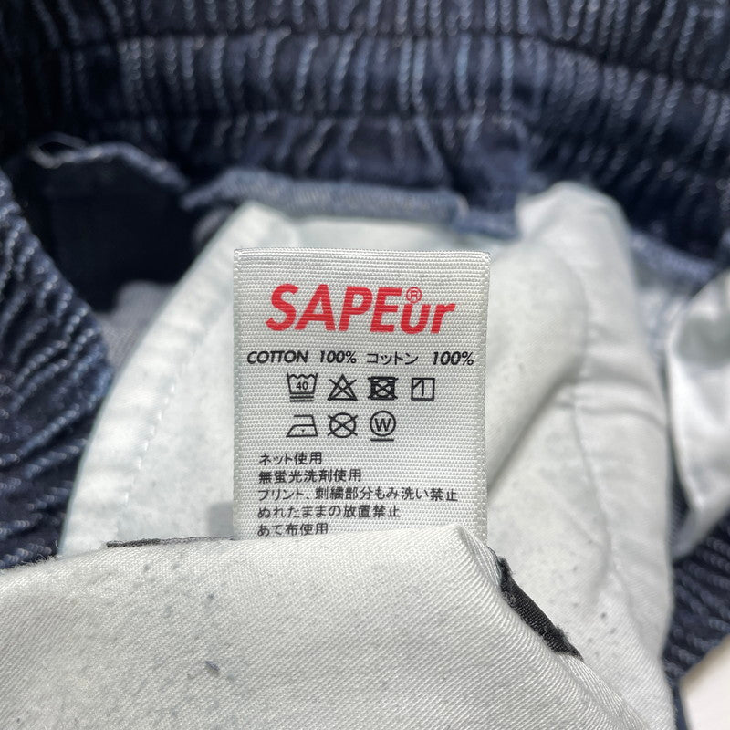 【中古品】【メンズ】 SAPEur サプール DENIM JOGGER PANTS デニム ジョガー パンツ ボトムス 153-260707-sa-20-tei サイズ：L カラー：インディゴ 万代Net店
