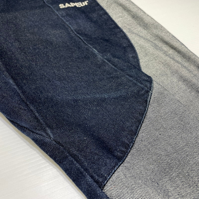 【中古品】【メンズ】 SAPEur サプール DENIM JOGGER PANTS デニム ジョガー パンツ ボトムス 153-260707-sa-20-tei サイズ：L カラー：インディゴ 万代Net店