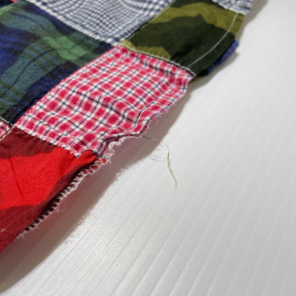 【中古品】【メンズ】 A BATHING APE ア ベイシング エイプ PATCHWORK SHIRT パッチワークシャツ 半袖 トップス 142-260707-sa-04-tei サイズ：M カラー：マルチ 万代Net店