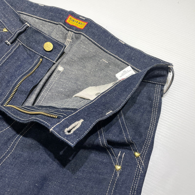 【中古品】【メンズ】 HUMANMA MADE ヒューマンメイド STRAIGHT DENIM PANTS HM31PT001 ストレート デニム パンツ 153-260707-sa-25-tei サイズ：30 カラー：インディゴ 万代Net店