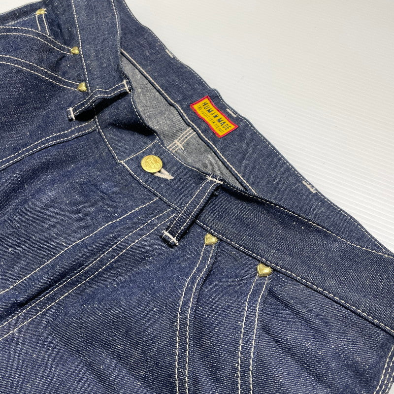 【中古品】【メンズ】 HUMANMA MADE ヒューマンメイド STRAIGHT DENIM PANTS HM31PT001 ストレート デニム パンツ 153-260707-sa-25-tei サイズ：30 カラー：インディゴ 万代Net店