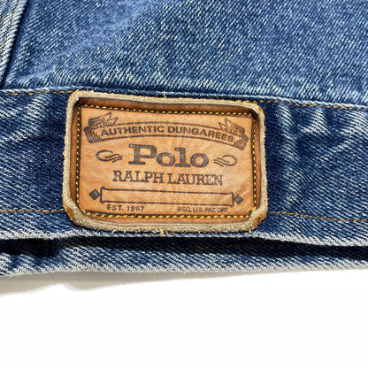 【中古品】【メンズ】 POLO RALPH LAUREN ポロ ラルフ ローレン 80's VINTAGE MALAYSIA DENIM JACKET 80年代 ヴィンテージ マレーシア製 デニムジャケット アウター 白タグ 147-260707-sa-19-tei サイズ：M カラー：インディゴ 万代Net店
