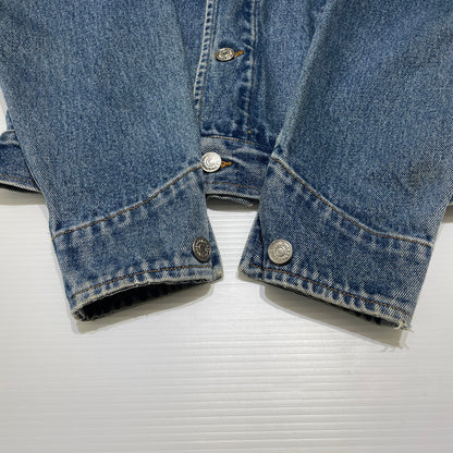 【中古品】【メンズ】 POLO RALPH LAUREN ポロ ラルフ ローレン 80's VINTAGE MALAYSIA DENIM JACKET 80年代 ヴィンテージ マレーシア製 デニムジャケット アウター 白タグ 147-260707-sa-19-tei サイズ：M カラー：インディゴ 万代Net店