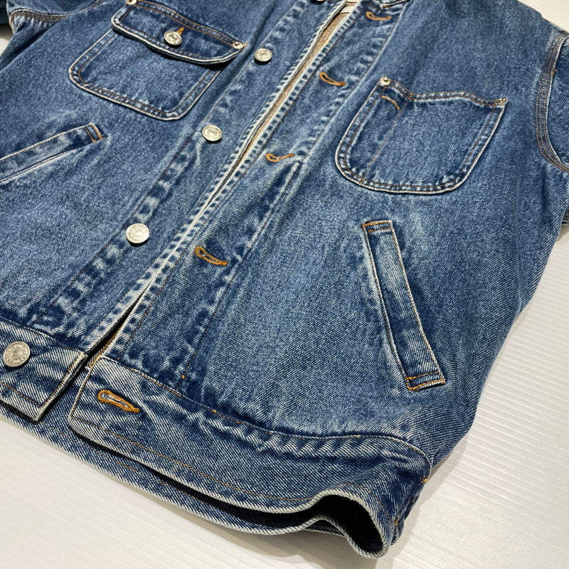 【中古品】【メンズ】 POLO RALPH LAUREN ポロ ラルフ ローレン 80's VINTAGE MALAYSIA DENIM JACKET 80年代 ヴィンテージ マレーシア製 デニムジャケット アウター 白タグ 147-260707-sa-19-tei サイズ：M カラー：インディゴ 万代Net店