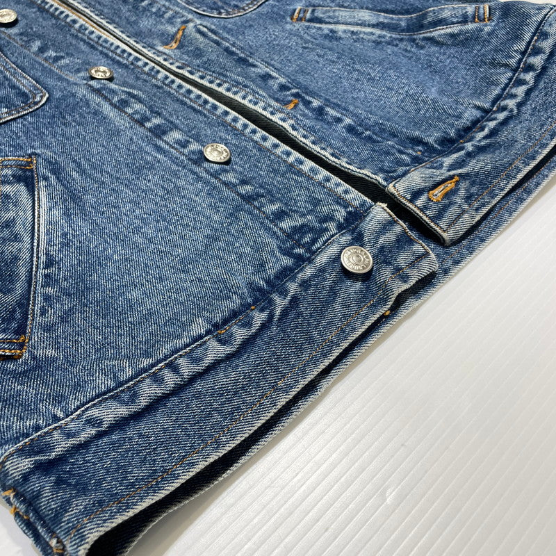 【中古品】【メンズ】 POLO RALPH LAUREN ポロ ラルフ ローレン 80's VINTAGE MALAYSIA DENIM JACKET 80年代 ヴィンテージ マレーシア製 デニムジャケット アウター 白タグ 147-260707-sa-19-tei サイズ：M カラー：インディゴ 万代Net店