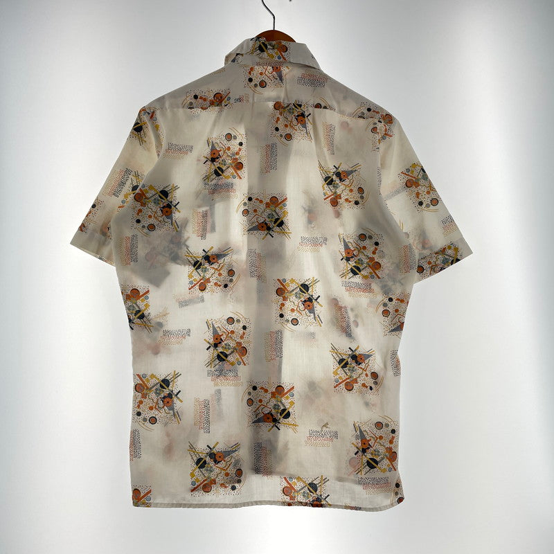 【現状渡し品】【メンズ】 MONTGOMERY WORD モンゴメリーメリー ワールド 70's VINTAGE S/S SHIRT 70年代 ヴィンテージ ショートスリーブ シャツ 半袖 トップス 145-260723-sa-09-tei サイズ：不明 カラー：総柄 万代Net店