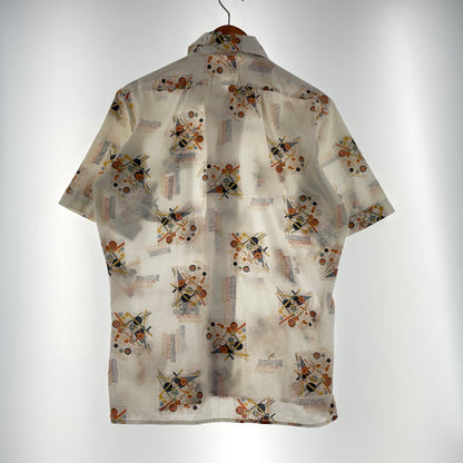 【現状渡し品】【メンズ】 MONTGOMERY WORD モンゴメリーメリー ワールド 70's VINTAGE S/S SHIRT 70年代 ヴィンテージ ショートスリーブ シャツ 半袖 トップス 145-260723-sa-09-tei サイズ：不明 カラー：総柄 万代Net店
