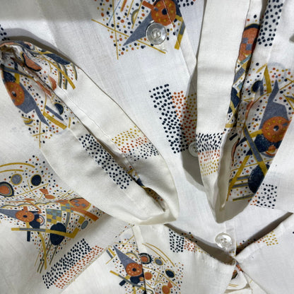 【現状渡し品】【メンズ】 MONTGOMERY WORD モンゴメリーメリー ワールド 70's VINTAGE S/S SHIRT 70年代 ヴィンテージ ショートスリーブ シャツ 半袖 トップス 145-260723-sa-09-tei サイズ：不明 カラー：総柄 万代Net店