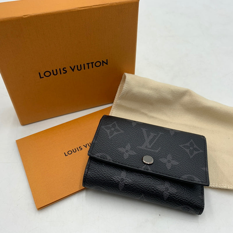 【中古品】【メンズ/レディース】 LOUIS VUITTON ルイ・ヴィトン M12598 モノグラム エクリプス ヴィクターウォレット 財布 三つ折り財布 179-260709-ko-11-tei カラー：ブラック 万代Net店