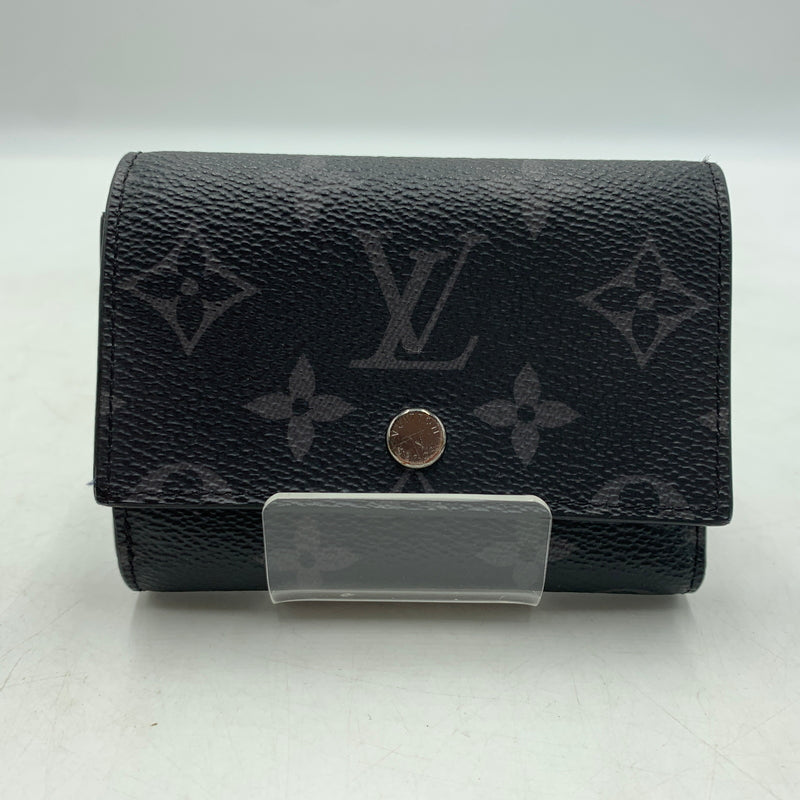 【中古品】【メンズ/レディース】 LOUIS VUITTON ルイ・ヴィトン M12598 モノグラム エクリプス ヴィクターウォレット 財布 三つ折り財布 179-260709-ko-11-tei カラー：ブラック 万代Net店