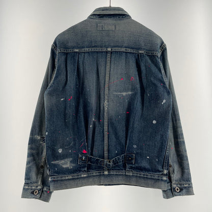 【中古品】【メンズ】 SEQUEL シークウェル DAMAGE DENIM JACKET ダメージ デニム ジャケット アウター 142-260707-sa-14-tei サイズ：S カラー：インディゴ 万代Net店