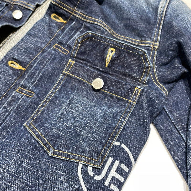 【中古品】【メンズ】 UNIFOAM EXEPERIMENT ユニフォーム エクスペリメント DAMAGE DENIM JACKET UE-220032 ダメージ デニム ジャケット アウター 142-260707-sa-12-tei サイズ：1 カラー：インディゴ 万代Net店