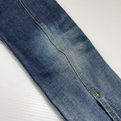 【中古品】【メンズ】 UNIFOAM EXEPERIMENT ユニフォーム エクスペリメント DAMAGE DENIM JACKET UE-220032 ダメージ デニム ジャケット アウター 142-260707-sa-12-tei サイズ：1 カラー：インディゴ 万代Net店