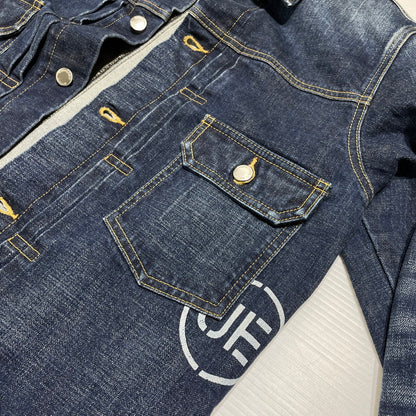 【中古品】【メンズ】 UNIFOAM EXEPERIMENT ユニフォーム エクスペリメント DAMAGE DENIM JACKET UE-220032 ダメージ デニム ジャケット アウター 142-260707-sa-12-tei サイズ：1 カラー：インディゴ 万代Net店