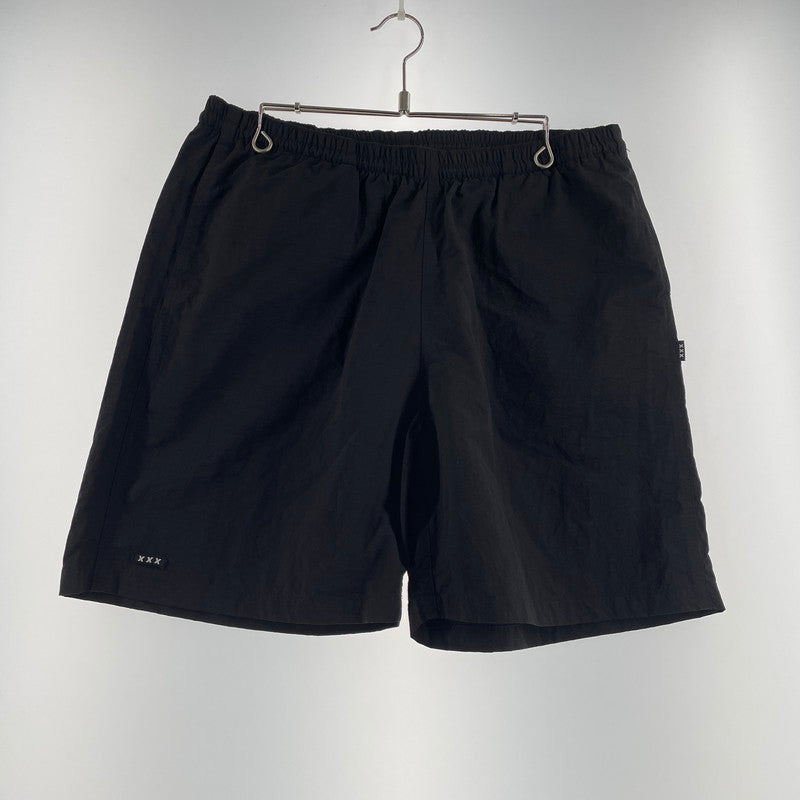 【中古品】【メンズ】 GODSELECTION XXX ゴッド セレクション トリプルエックス NYLON SHORT PANTS ナイロン ショートパンツ ボトムス 153-260707-sa-22-tei サイズ：L カラー：ブラック 万代Net店