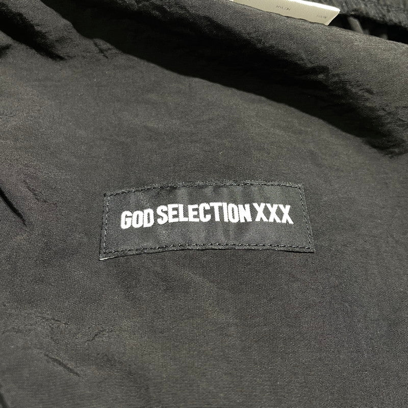 【中古品】【メンズ】 GODSELECTION XXX ゴッド セレクション トリプルエックス NYLON SHORT PANTS ナイロン ショートパンツ ボトムス 153-260707-sa-22-tei サイズ：L カラー：ブラック 万代Net店