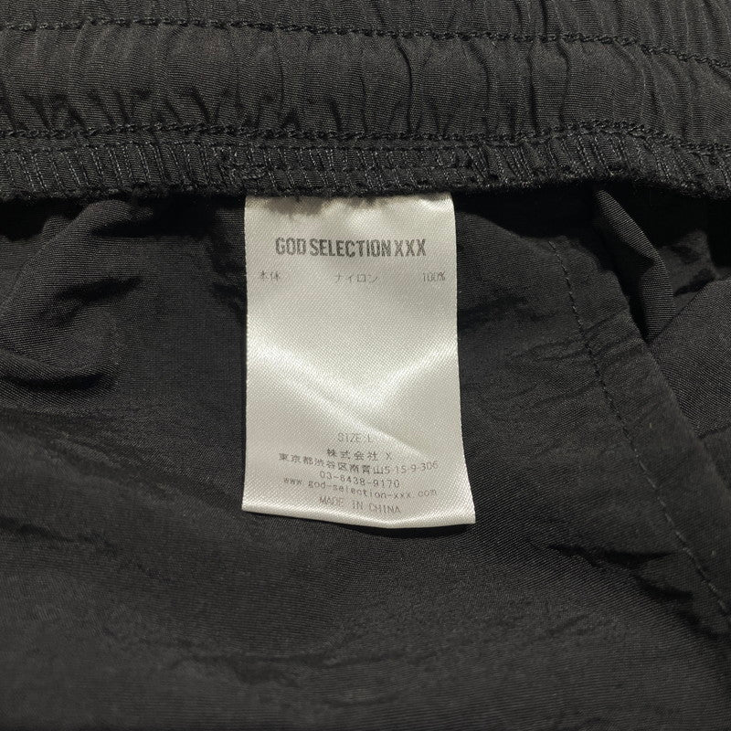 【中古品】【メンズ】 GODSELECTION XXX ゴッド セレクション トリプルエックス NYLON SHORT PANTS ナイロン ショートパンツ ボトムス 153-260707-sa-22-tei サイズ：L カラー：ブラック 万代Net店