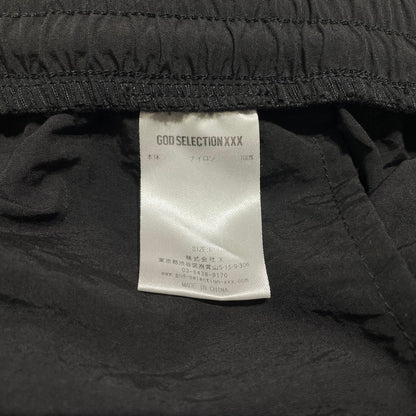 【中古品】【メンズ】 GODSELECTION XXX ゴッド セレクション トリプルエックス NYLON SHORT PANTS ナイロン ショートパンツ ボトムス 153-260707-sa-22-tei サイズ：L カラー：ブラック 万代Net店