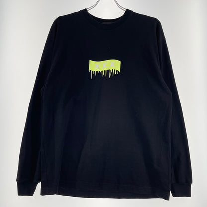【中古品】【メンズ】 GODSELECTION XXX ゴッドセレクション トリプルエックス BOXLOGO L/S TEE ボックスロゴ ロングスリーブ Ｔシャツ 長袖 トップス 142-260707-sa-03-tei サイズ：L カラー：ブラック 万代Net店