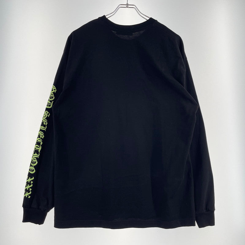 【中古品】【メンズ】 GODSELECTION XXX ゴッドセレクション トリプルエックス BOXLOGO L/S TEE ボックスロゴ ロングスリーブ Ｔシャツ 長袖 トップス 142-260707-sa-03-tei サイズ：L カラー：ブラック 万代Net店