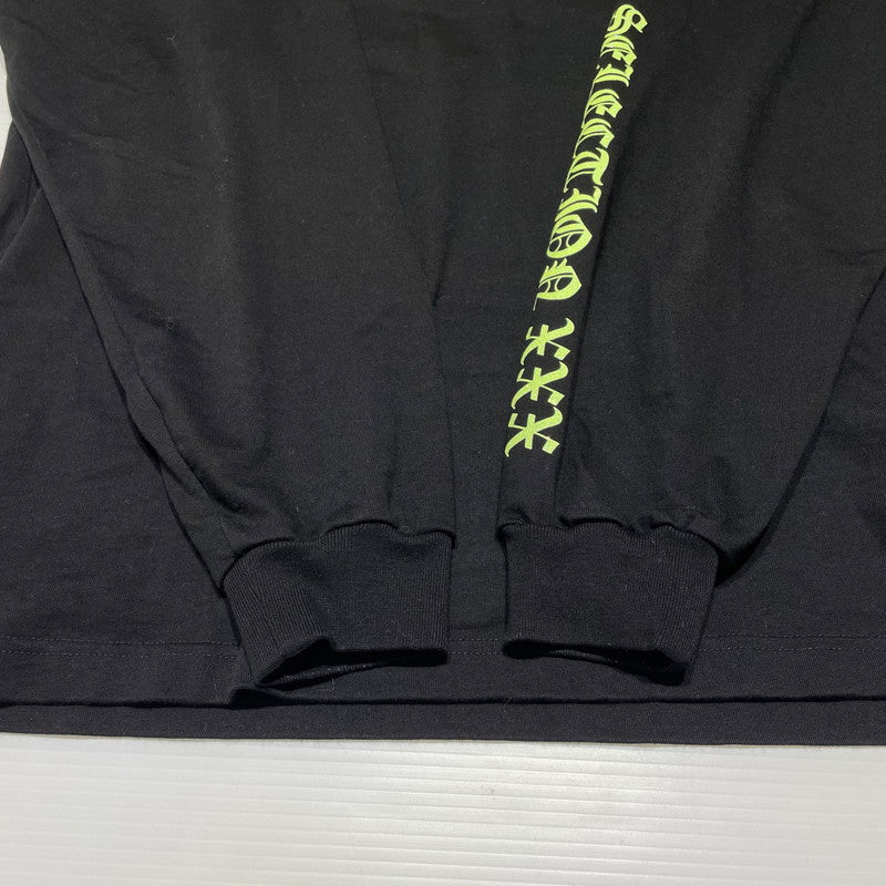 【中古品】【メンズ】 GODSELECTION XXX ゴッドセレクション トリプルエックス BOXLOGO L/S TEE ボックスロゴ ロングスリーブ Ｔシャツ 長袖 トップス 142-260707-sa-03-tei サイズ：L カラー：ブラック 万代Net店