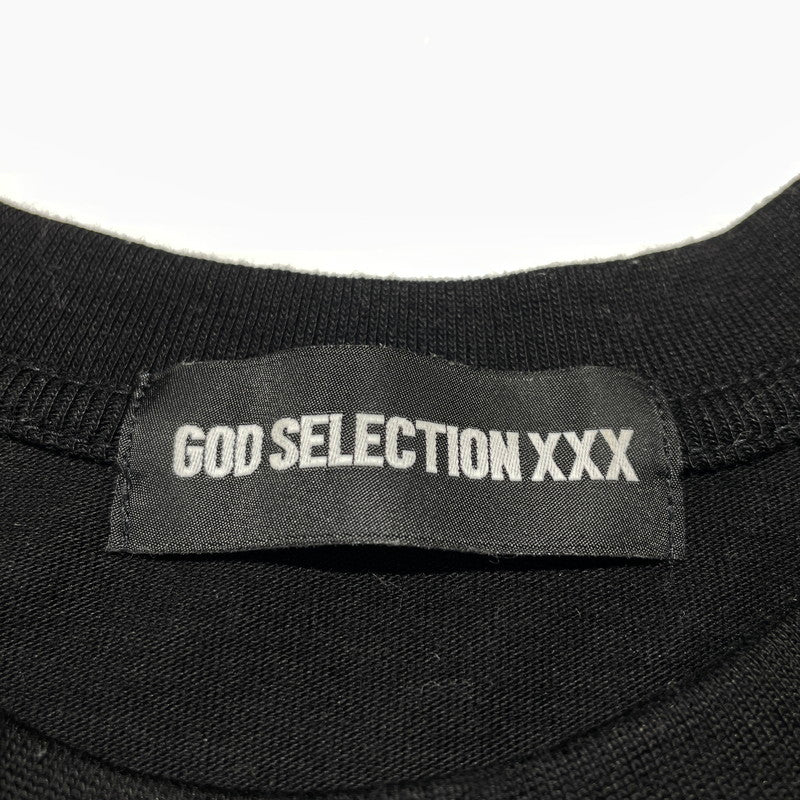 【中古品】【メンズ】 GODSELECTION XXX ゴッドセレクション トリプルエックス BOXLOGO L/S TEE ボックスロゴ ロングスリーブ Ｔシャツ 長袖 トップス 142-260707-sa-03-tei サイズ：L カラー：ブラック 万代Net店