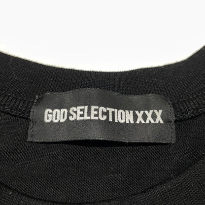 【中古品】【メンズ】 GODSELECTION XXX ゴッドセレクション トリプルエックス BOXLOGO L/S TEE ボックスロゴ ロングスリーブ Ｔシャツ 長袖 トップス 142-260707-sa-03-tei サイズ：L カラー：ブラック 万代Net店