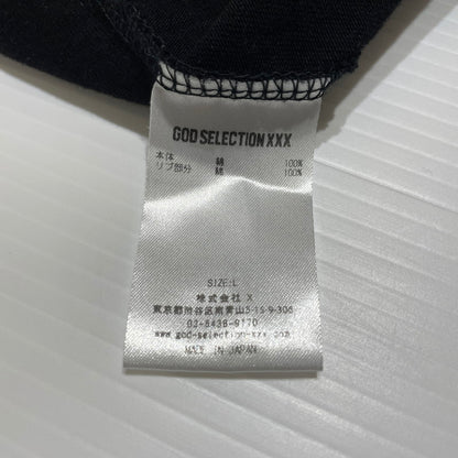 【中古品】【メンズ】 GODSELECTION XXX ゴッドセレクション トリプルエックス BOXLOGO L/S TEE ボックスロゴ ロングスリーブ Ｔシャツ 長袖 トップス 142-260707-sa-03-tei サイズ：L カラー：ブラック 万代Net店
