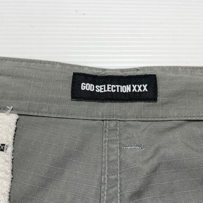 【中古品】【メンズ】 GOD SELECTION XXX ゴッド セレクション トリプルエックス RIPSTOP CARGO PANTS リップストップ カーゴ パンツ ボトムス 153-260707-sa-24-tei サイズ：L カラー：カーキ 万代Net店