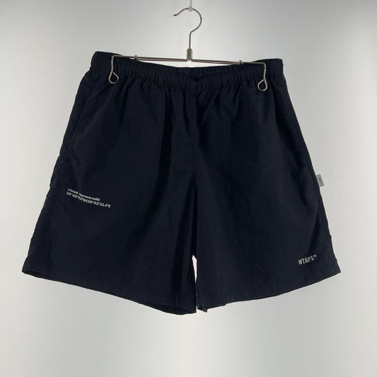 【中古品】【メンズ】 WTAPS ダブルタップス ACADEMY SHORTS NYLON. TAFFETA 221BRDT-PTM09 アカデミー ショーツ ナイロン タフタ ボトムス 153-260707-sa-23-tei サイズ：02 カラー：ブラック 万代Net店